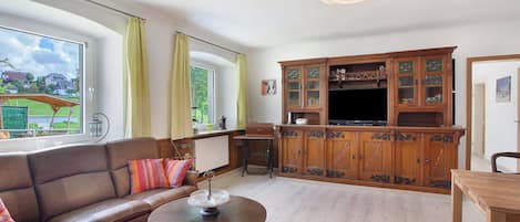 TV, DVD player, table tennis, stereo