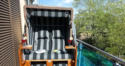 Apartment 'Ferienwohnung Stella Fiante' with Sea View, Balcony and Wi-Fi