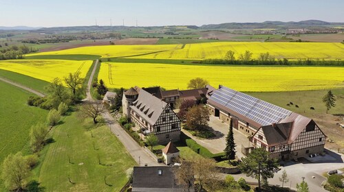 Ferienhaus 'Haus Am Brunnen' auf 100 qm mit privatem Garten und WLAN