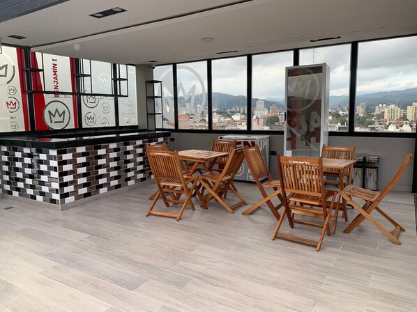 Terrasse sur le toit