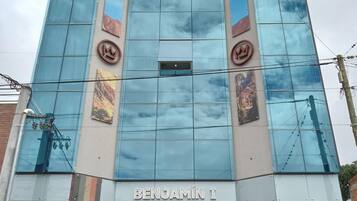 Overnatningsstedets facade