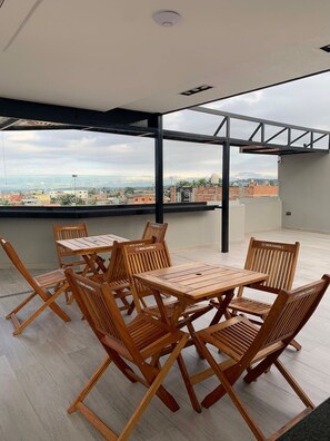 Terrasse sur le toit