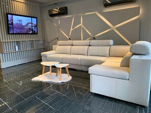 Sitteområde i lobbyen