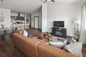 Fireplace - Modern Montana Getaway - All the comforts of home! (Flathead County)