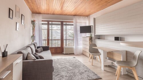 Studio moderne 4 pers vue pistes