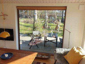 Living area - Lovely cottage with shelter and nature (Gilleleje)