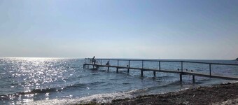 Funen cottage with fantastic sea view.