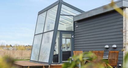 Modern summer house with fantastic skylight