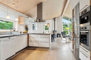 Kühlschrank, Ofen, Herdplatte, Geschirrspüler