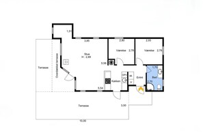 Floor plan - Charming house in the heart of WestZealand (Eskebjerg)