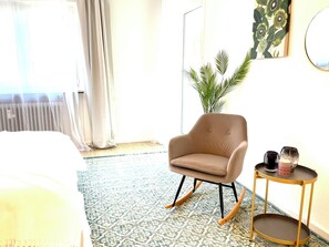 2 室のベッドルーム、WiFi、ベッドシーツ