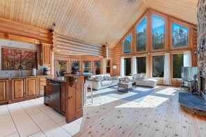 TV, fireplace - Fiddler Lake Resort - Deer 59 (Mille-Isles)