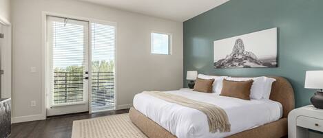 1 bedroom, iron/ironing board, travel crib, WiFi