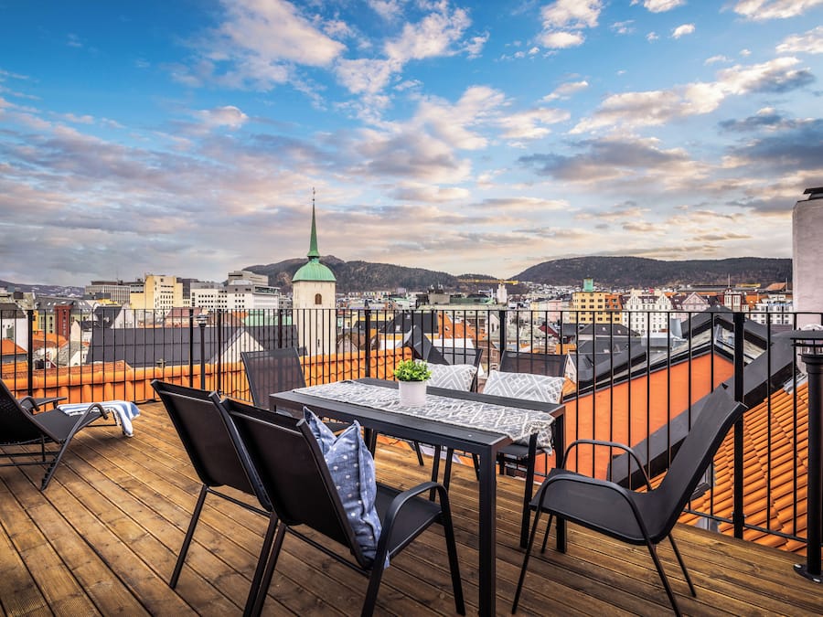 Apartamento panorámico, 3 habitaciones | Terraza o patio