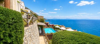 Luxury Seafront Villa in Praiano with Spa and Indoor Heated Pool