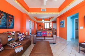 TV, DVD player, offices
