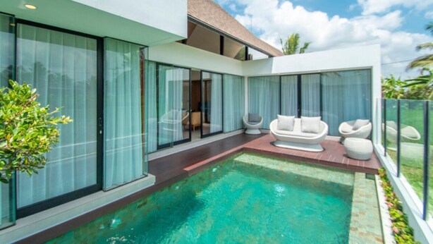 A heated pool - Padi Villa Ubud, a Modern Pool Retreat (Ubud)