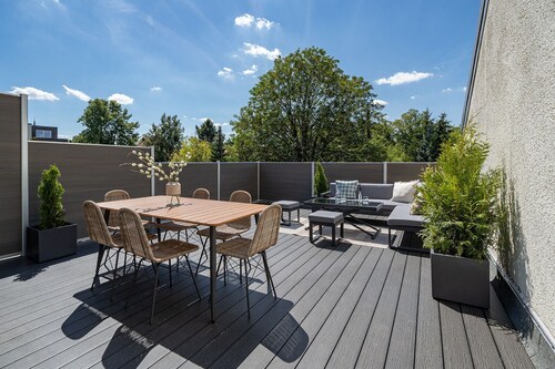 Brand new 2 bedrooms apartment with a breathtaking 40m² roof terrace