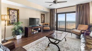 TV - Penthouse Elegance by the Sea 3BR Condo with Views (North Myrtle Beach)