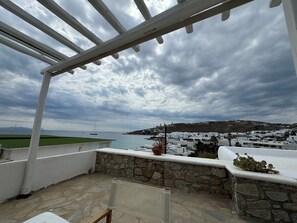 Blick von der Unterkunft