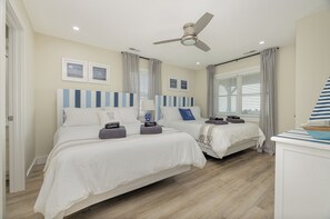 4 chambres, fer et planche à repasser, Wi-Fi gratuit, draps fournis