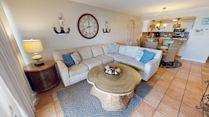 Condo, 2 Bedrooms | Living area - Beach House 201c 2 Bedroom Condo by RedAwning (Miramar Beach)