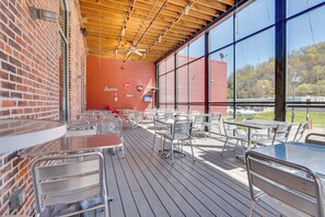 Outdoor dining - Downtown Mcgregor Condo w/ Restaurant On-site! (McGregor)