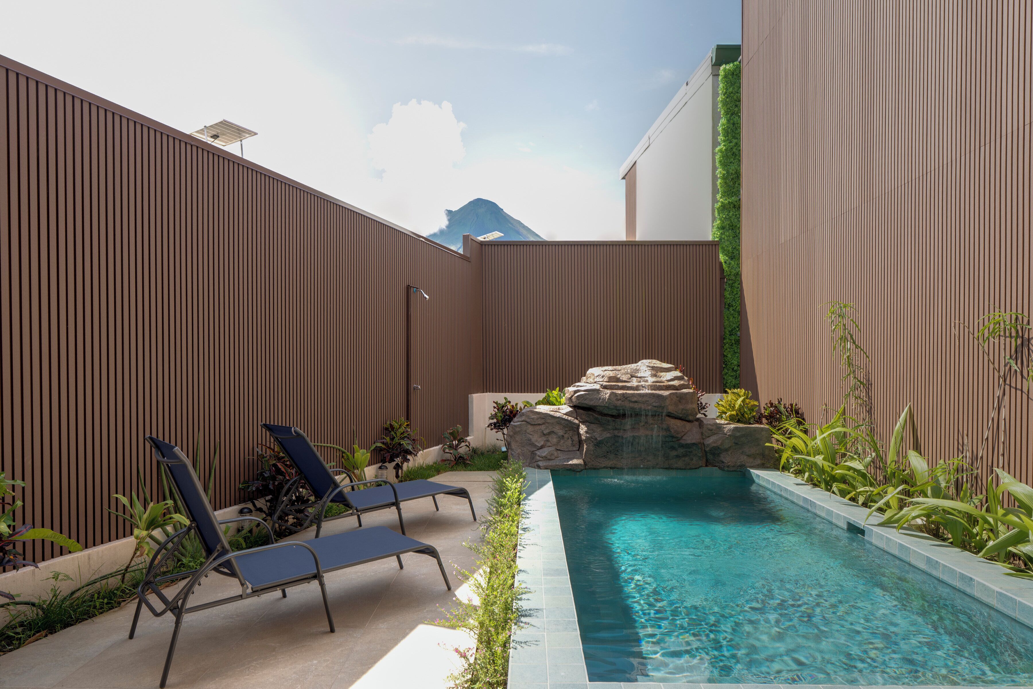 Alberca al aire libre 