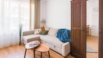 Basic Apartment, Non Smoking | Living area | Flat-screen TV
