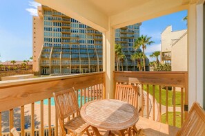 Condo, Multiple Beds, Balcony, Pool View | Outdoor dining - Bahia Mar 851f (South Padre Island)