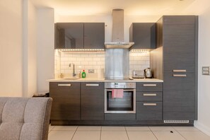 基本公寓 | 私人廚房 | 雪櫃、焗爐、爐具、洗碗機