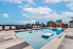 Una piscina climatizada
