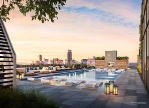 Piscine chauffée
