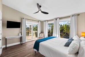 4 dormitorios, escritorio, wifi y ropa de cama