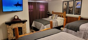 Premium Cabin, Non Smoking, City View | Living area | 55-inch Smart TV with digital channels, streaming services