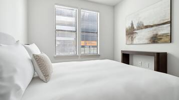 Individually decorated, individually furnished, iron/ironing board