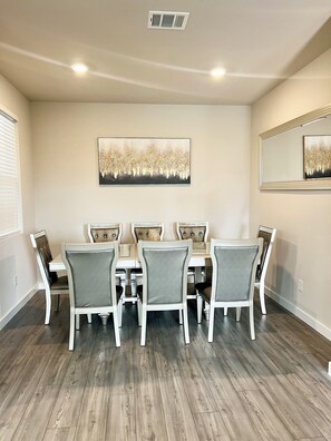 Dining - Home sweet home with 4 bedrooms/2.5 baths and 8 beds.  (Houston)