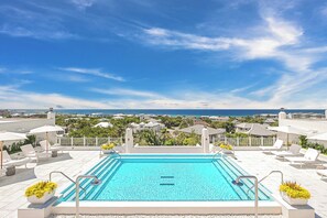 Una piscina riscaldata