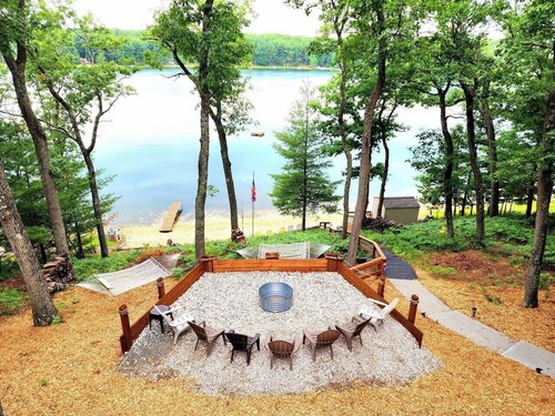 Rainbow Lake Luxury Beachfront Oasis with Hot Tub! - Hosted by Simple Lyfe Stays