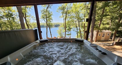 Rainbow Lake Luxury Beachfront Oasis with Hot Tub! - Hosted by Simple Lyfe Stays