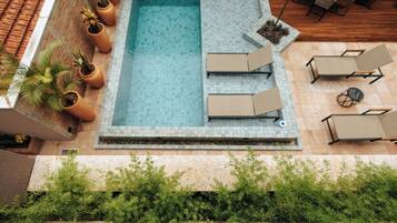 Deluxe Triple Room, Multiple Beds, Non Smoking | Balcony view