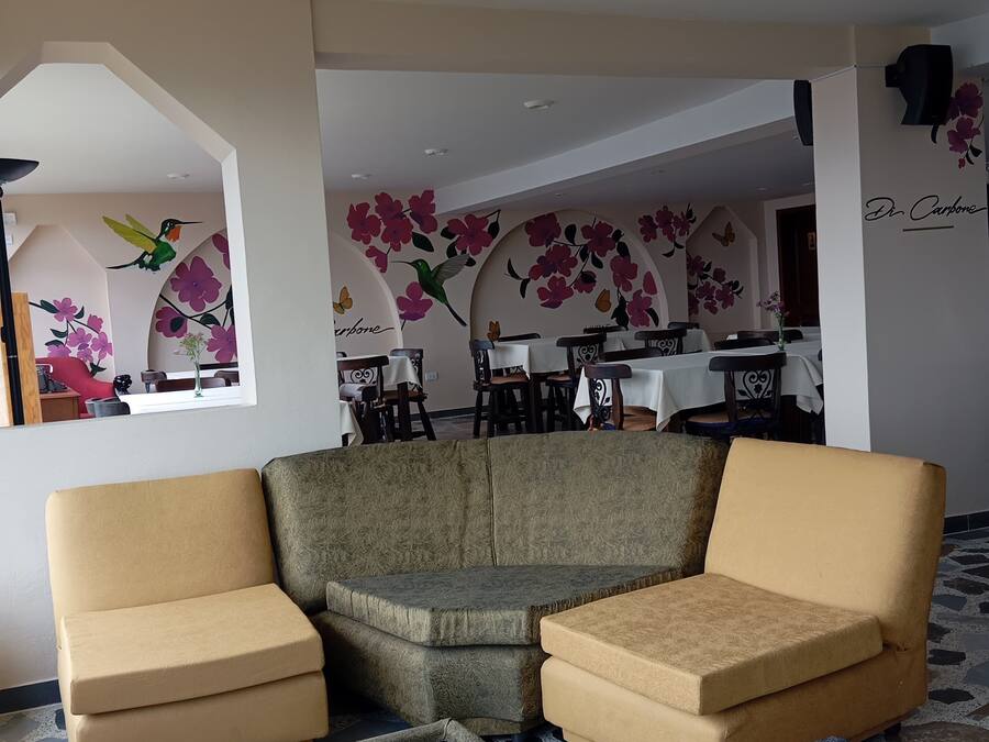 40-inch flat-screen TV with satellite channels