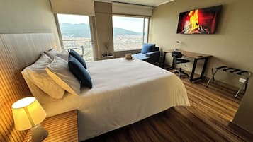 Deluxe Room, Balcony, City View | 2 bedrooms, minibar, in-room safe, individually decorated