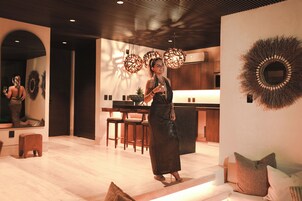 Luxury Villa, All Inclusive | Private kitchen | Microwave, dishwasher, griddle, cookware/dishes/utensils