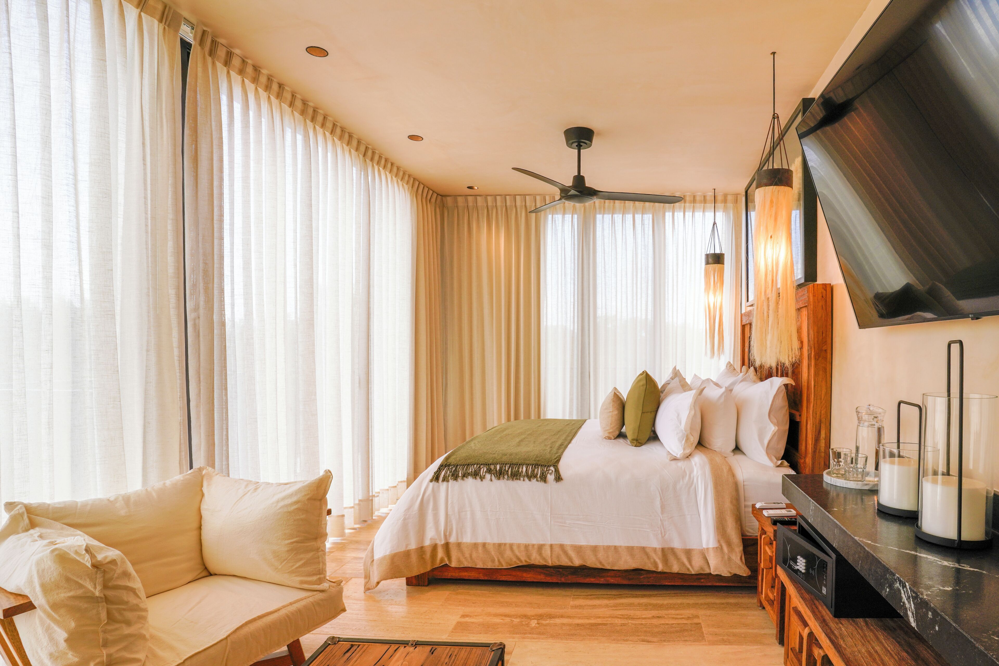 Luxury Villa, All Inclusive | 3 quartos, roupas de cama premium, edredons de pluma