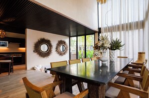 Luxury Villa, Private Pool | Dining room