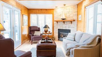 TV connectée, cheminée