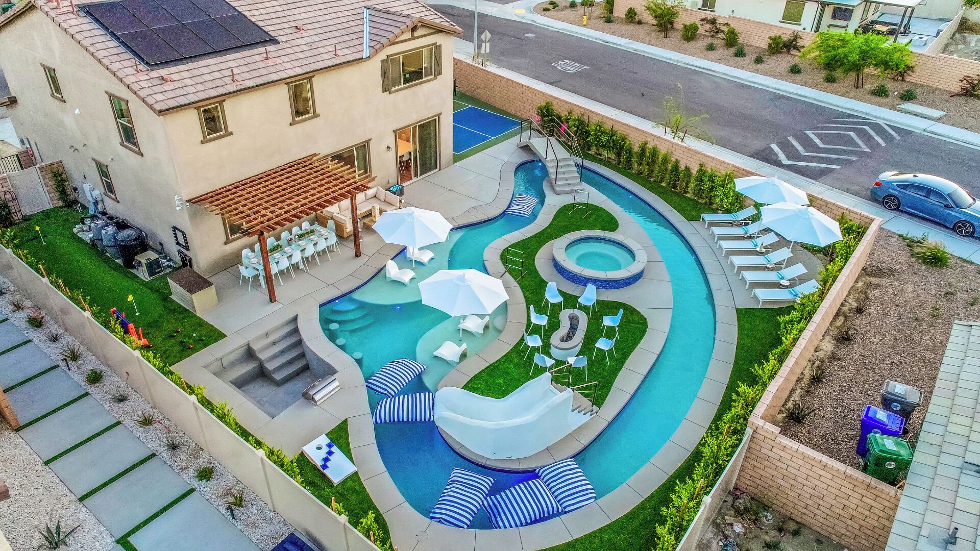 Außenpool, beheizter Pool