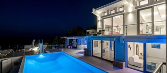 Ikaria Beachfront Villa | 7 Bedrooms | Villa Indigo Blue Haven | Infinity Pool.