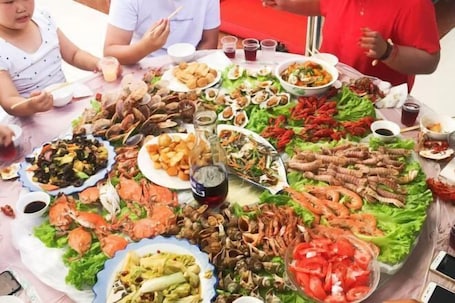 お食事. Dongdaihe Haizhiyuan Guesthouse